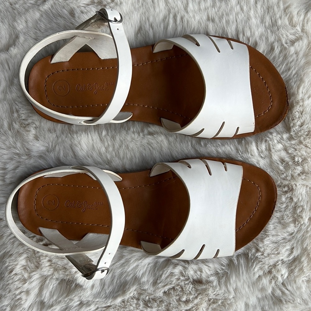 Girls Cat and Jack Sandals - Size 2
